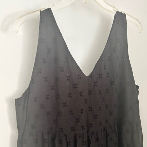 LOFT Eyelet Swing Dress L - Picture 4 of 9